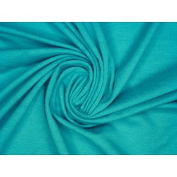 Viskozový elastický úplet - azurově zelená 